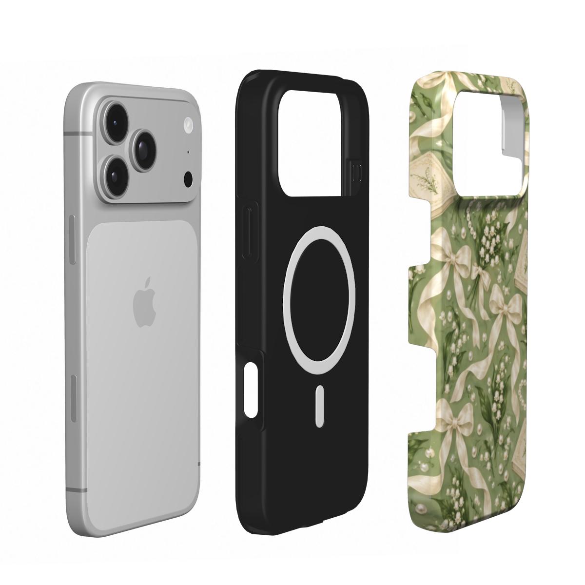 Lily of the Valley phone case – MagSafe iPhone case, second detail view