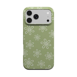Line Daisy phone case – MagSafe iPhone case, front view