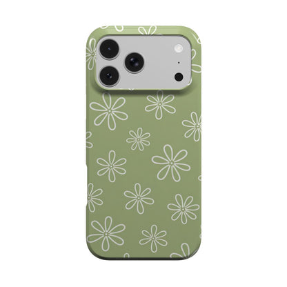 Line Daisy phone case – MagSafe iPhone case, front view
