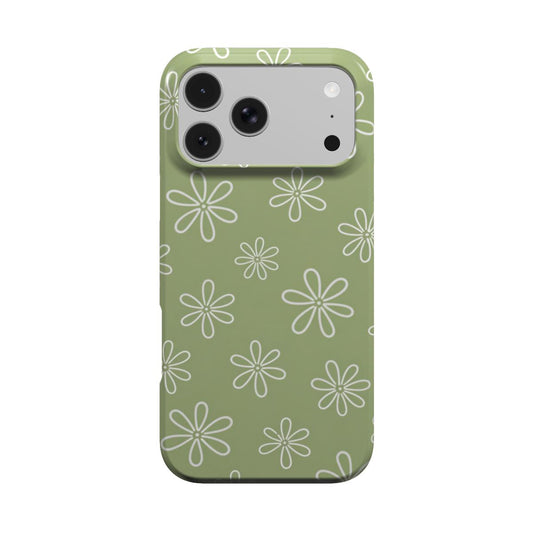 Line Daisy phone case – MagSafe iPhone case, front view