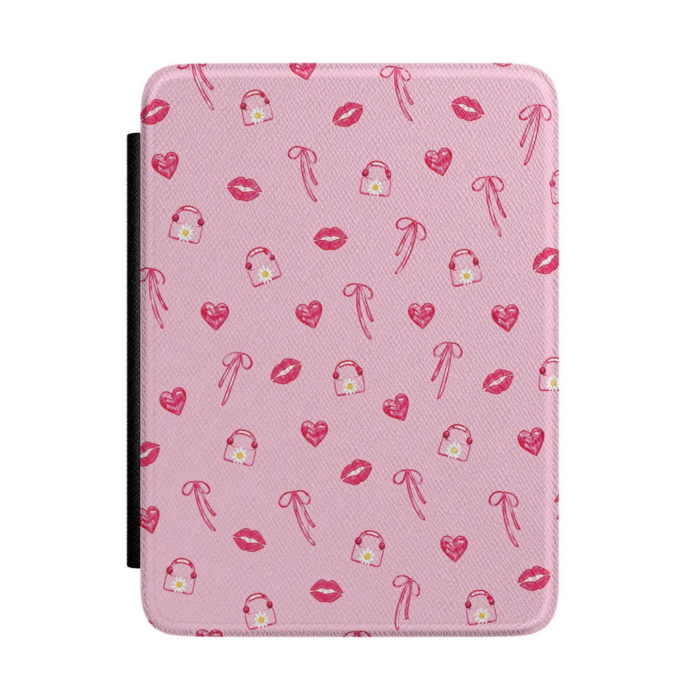 Lips and Bows Kindle case — lips and bows print