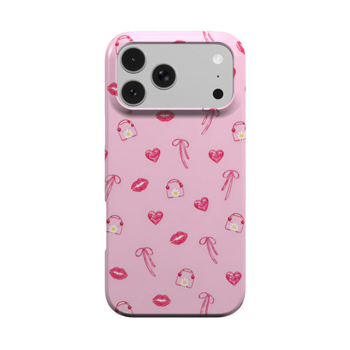 Lips & Bows phone case – MagSafe iPhone case, front view