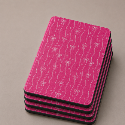Magenta dandelion Kindle case open showing black interior — Jardin Secret