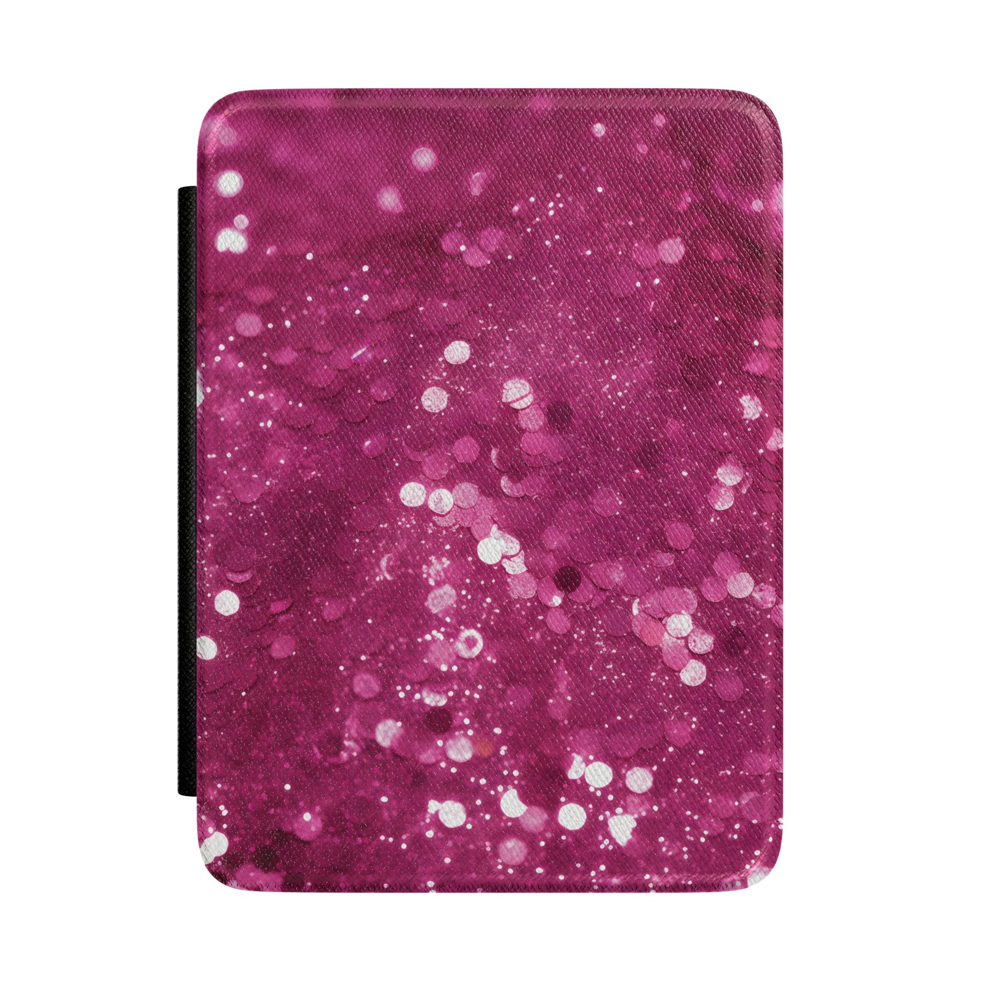 Magenta glitter Kindle Paperwhite case front cover — Smut Era sparkle gift for romance readers