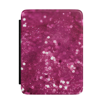 Magenta glitter Kindle Paperwhite case front cover — Smut Era sparkle gift for romance readers