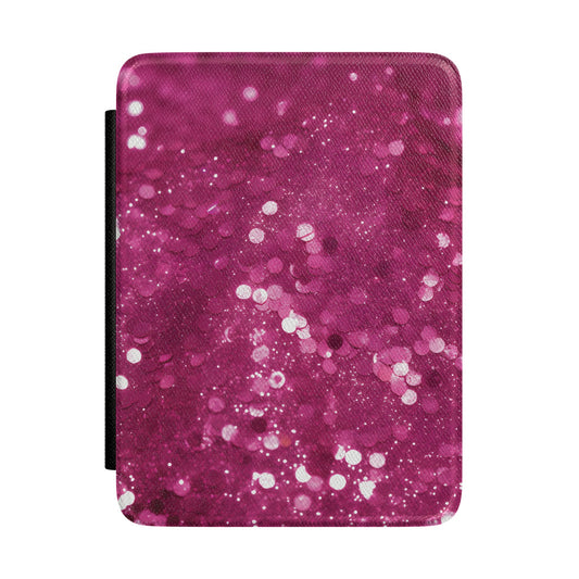 Magenta glitter Kindle Paperwhite case front cover — Smut Era sparkle gift for romance readers