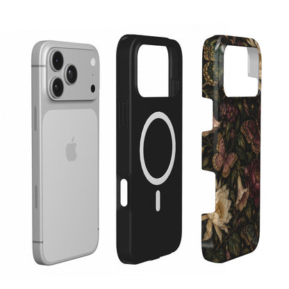Midnight Butterfly Garden phone case – MagSafe iPhone case, second detail view