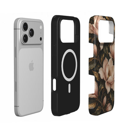 Midnight Magnolia phone case – MagSafe iPhone case, second detail view