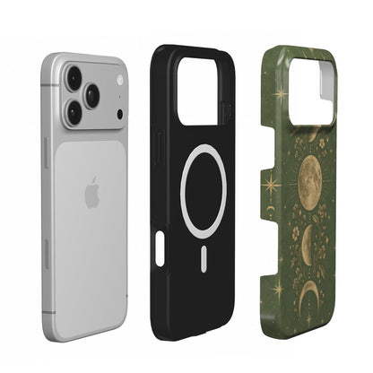 Moss Moon Phases phone case – MagSafe iPhone case, second detail view