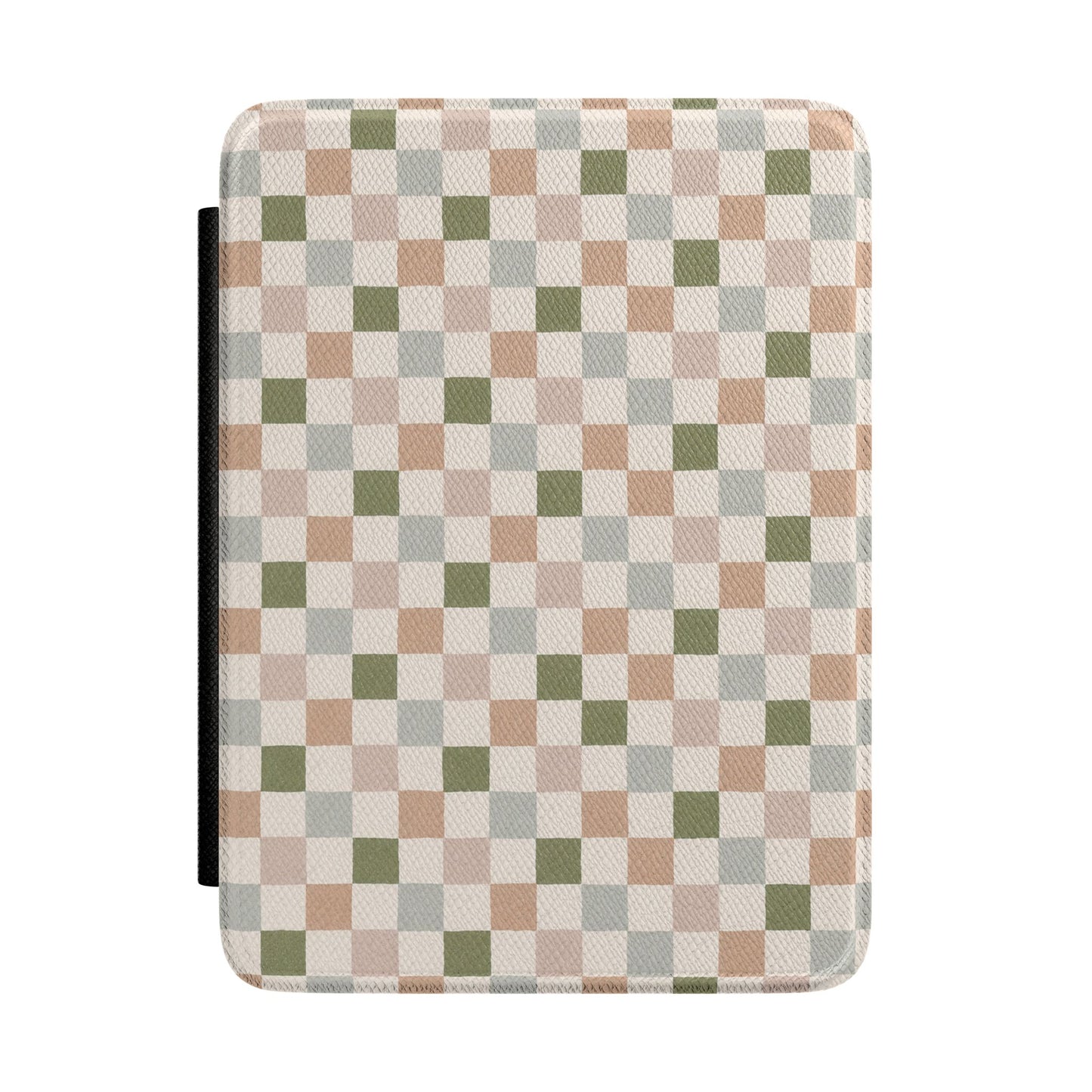 Muted Checkerboard Kindle case — muted checkerboard print