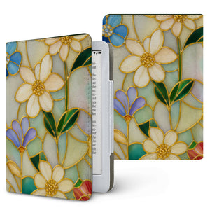 Stained Glass Floral Kindle Case