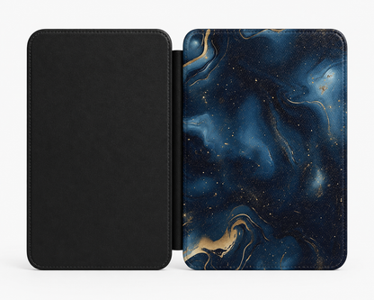 Navy gold marble Kindle case — additional view