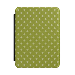 Olive Polka Dot Kindle Case
