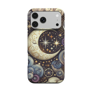 Ornate Crescent Moon Phone Case