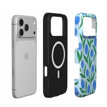 Painted Tulip phone case – MagSafe iPhone case, layer view