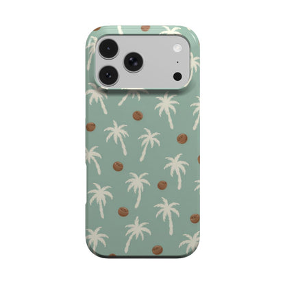 Palm Tree phone case – MagSafe iPhone case, front view