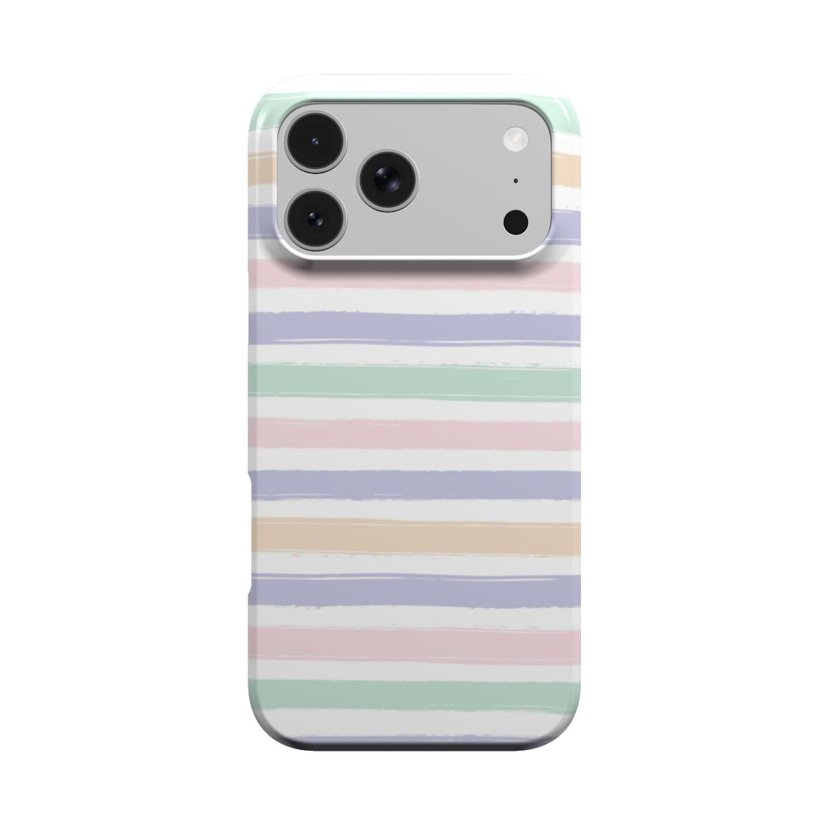 Pastel Brushstroke Stripe phone case – MagSafe iPhone case, front view