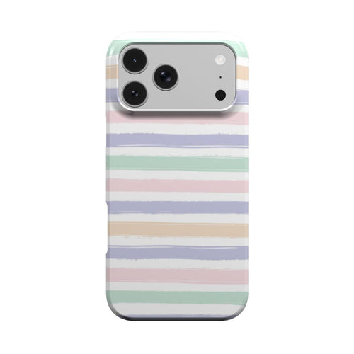 Pastel Brushstroke Stripe phone case – MagSafe iPhone case, front view