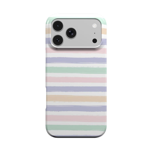 Pastel Brushstroke Stripe phone case – MagSafe iPhone case, front view