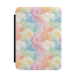 Pastel Watercolor Clouds Kindle Case
