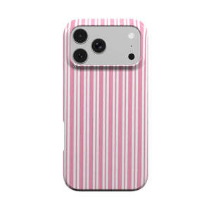 Pink Candy Stripe Phone Case