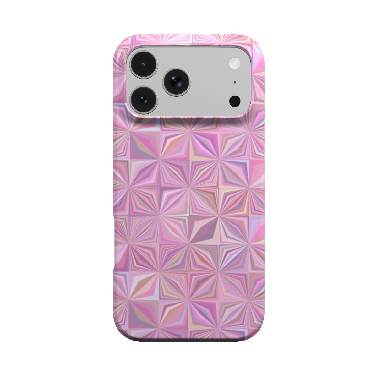 Pink Prism phone case – MagSafe iPhone case, front view