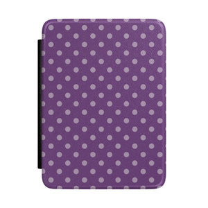Plum Polka Dot Kindle Case