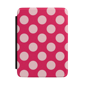 Raspberry Polka Dot Kindle Case