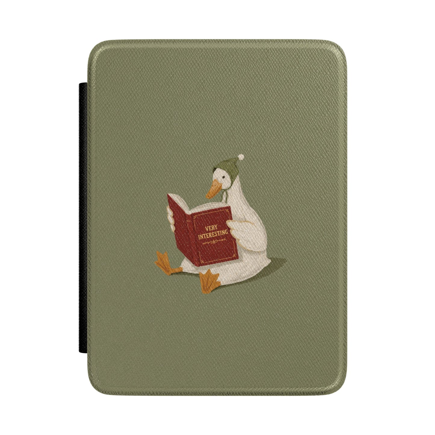 Reading Duck Kindle case — reading duck print
