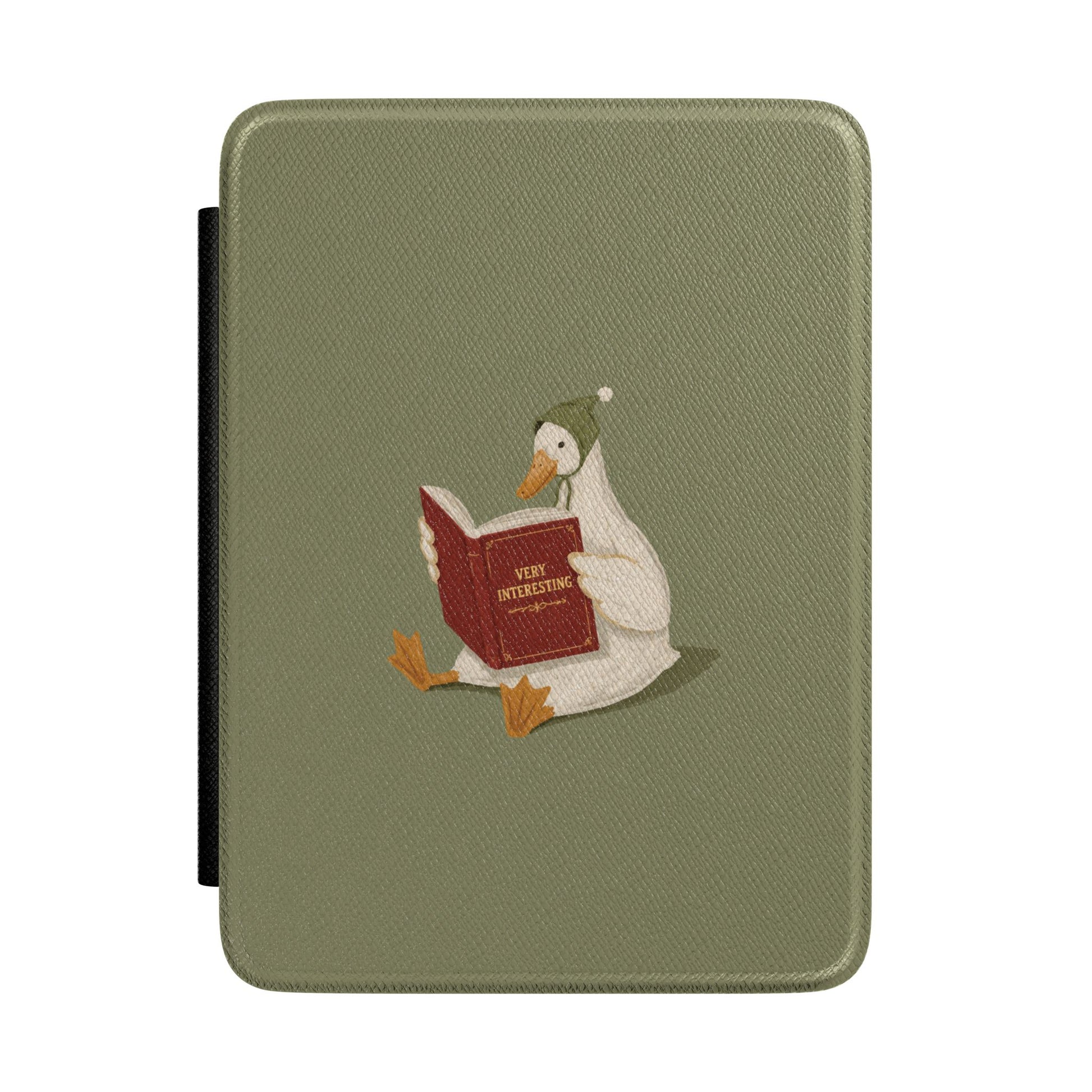 Reading Duck Kindle case — reading duck print