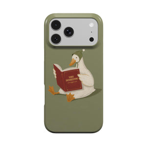 Reading Duck Phone Case
