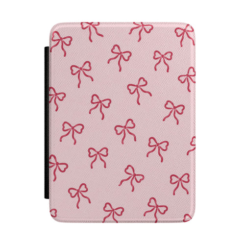 Red Bows Kindle case — red bows print