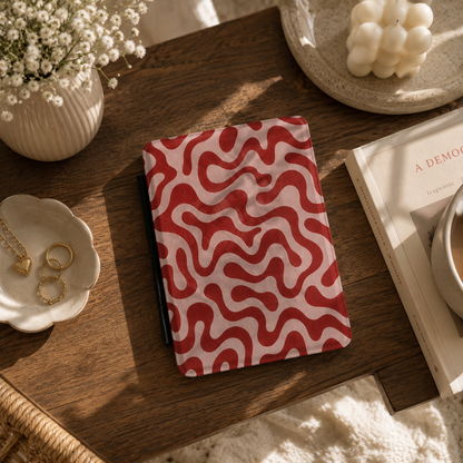 Red Squiggle Kindle Case - photo 4