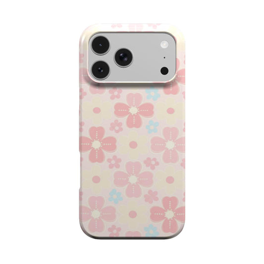 Retro Daisy phone case – MagSafe iPhone case, front view