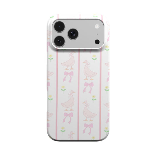 Ribbon Goose phone case – MagSafe iPhone case, front view
