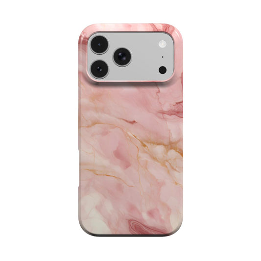 Rose Marble phone case – MagSafe iPhone case, front view