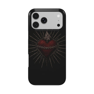 Sacred Heart phone case – MagSafe iPhone case, front view