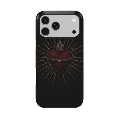 Sacred Heart phone case – MagSafe iPhone case, front view