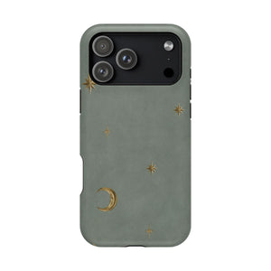 Sage Crescent Moon Phone Case — MagSafe Compatible