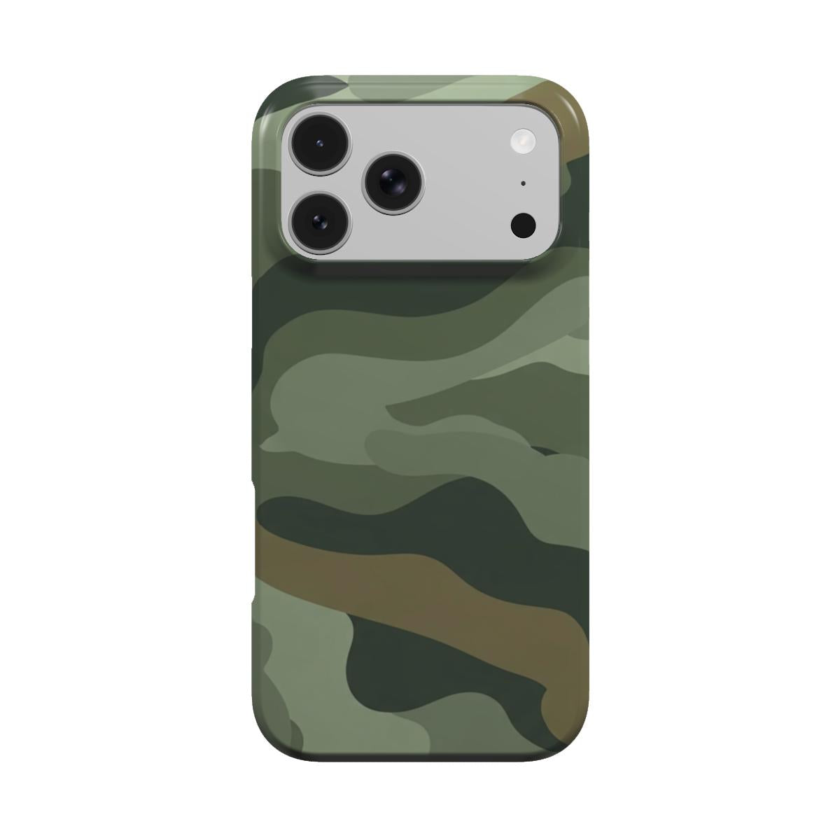 Sage Camo phone case – MagSafe iPhone case, front view