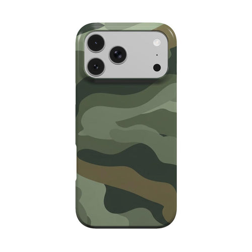 Sage Camo phone case – MagSafe iPhone case, front view