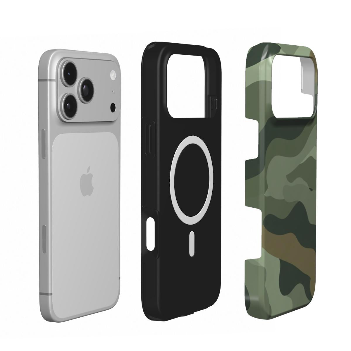 Sage Camo phone case – MagSafe iPhone case, second detail view
