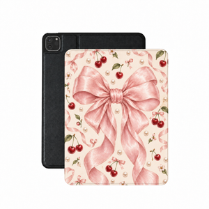 Satin Bow & Cherries iPad Case