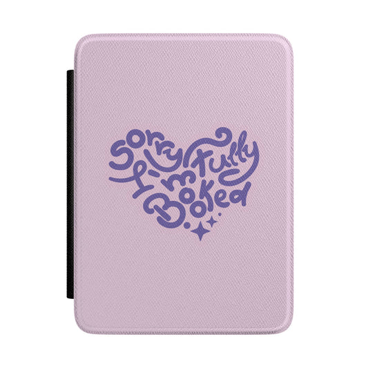 Sorry I'm Fully Booked Kindle case — bookish slogan print