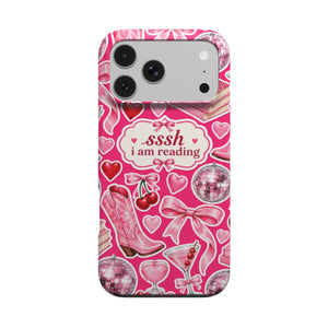 Sssh I Am Reading Phone Case