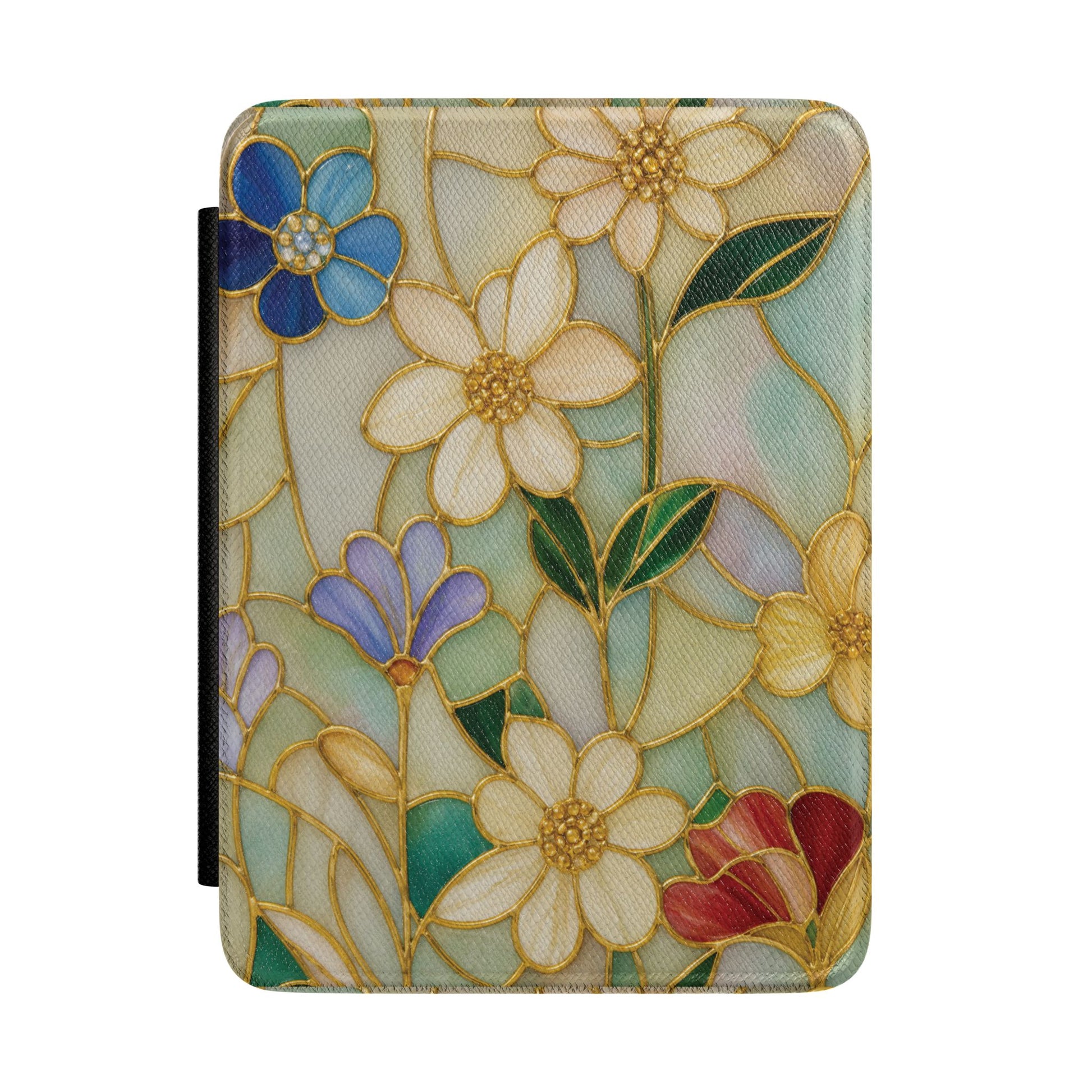 Stained Glass Floral Kindle case — stained glass floral print