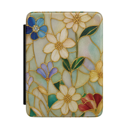 Stained Glass Floral Kindle case — stained glass floral print