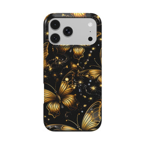 Starlit Gold Butterfly Phone Case
