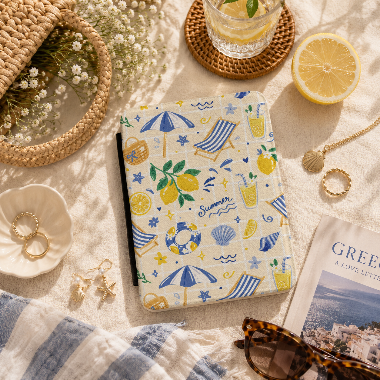 Summer seaside Kindle case — additional view