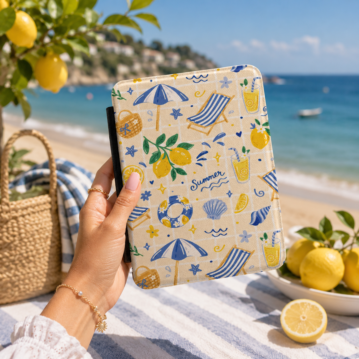 Summer seaside Kindle case — additional view